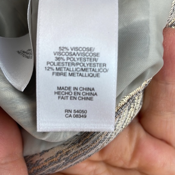 Jones New York Metallic Dress with Bolero Jacket - Picture 6 of 6